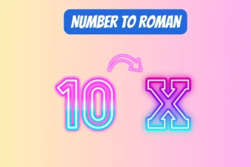 Number-to-roman