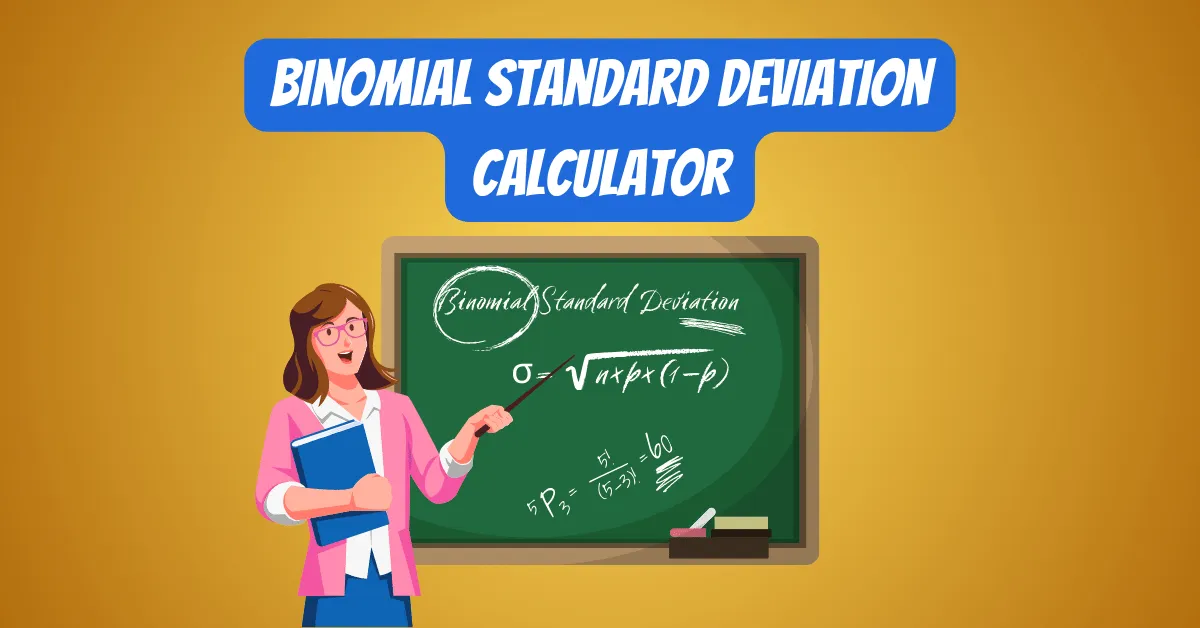 binomial experiment standard deviation calculator