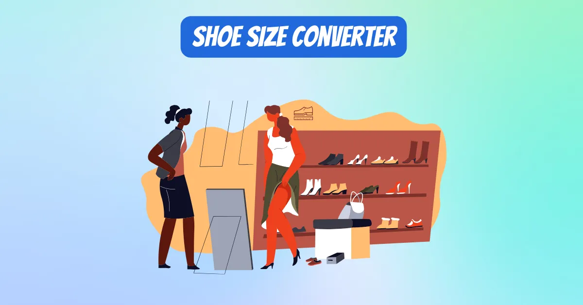 lady trying to find the perfect shoe size for her at a shoe store